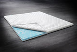KAWOLA Topper SOLO Sence-ice Gel-Schaum, 200 x 180 cm