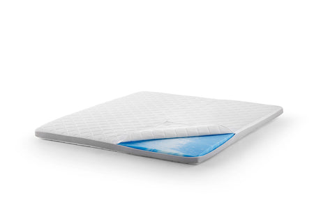 KAWOLA Topper SOLO Sence-ice Karo-Klima Gel-Schaum, 200 x 180 cm