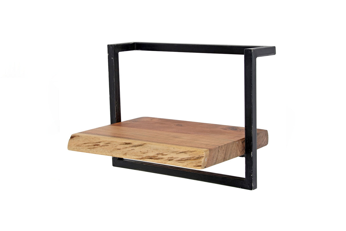 KAWOLA Wandregal ERGEA 40 cm Akazie massiv natur
