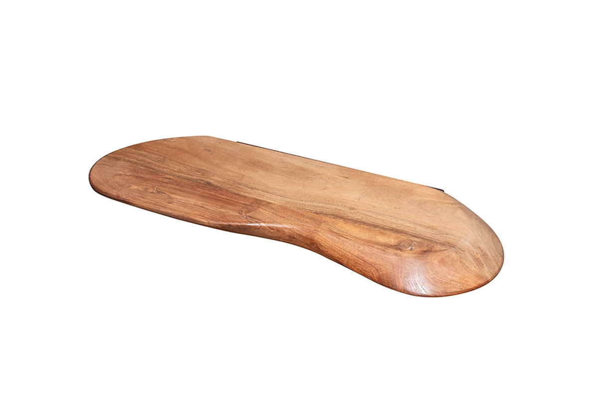 KAWOLA Wandregal HUZO 60 cm Akazie massiv natur