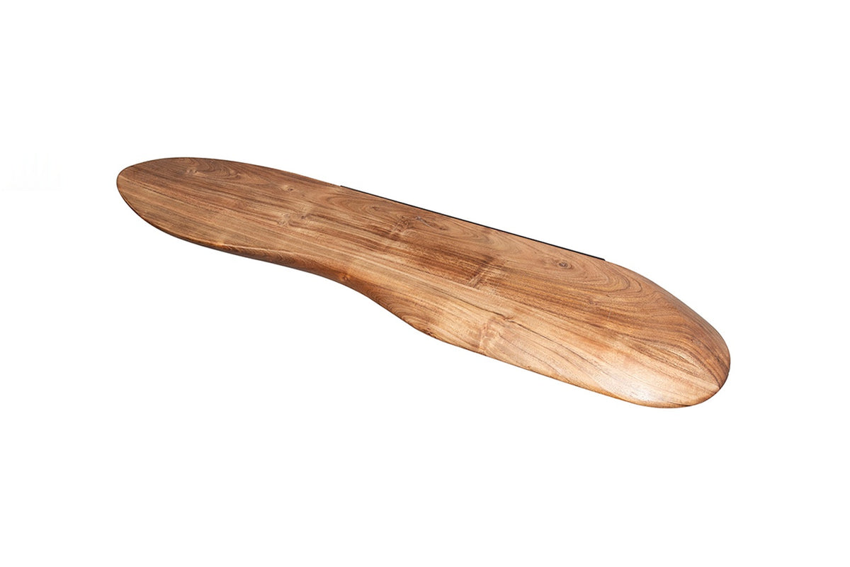 KAWOLA Wandregal HUZO 90 cm Akazie massiv natur
