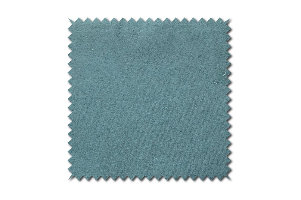KAWOLA Stoffmuster Stoff petrol 10x10cm