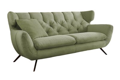 Vorschau: KAWOLA Sofa CHARME Cord olivgrün Vorschau: KAWOLA Sofa CHARME Cord olivgrün