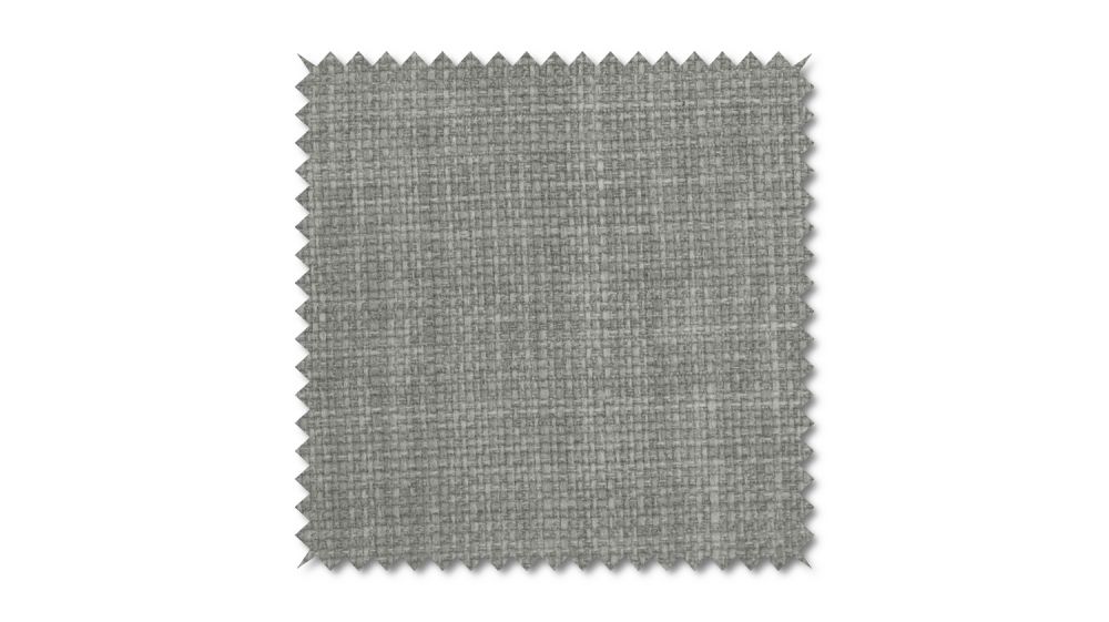 KAWOLA Stoffmuster Stoff hellgrau 10x10cm