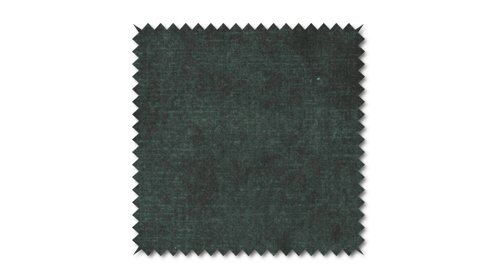 KAWOLA Stoffmuster Velvet petrol 10x10cm