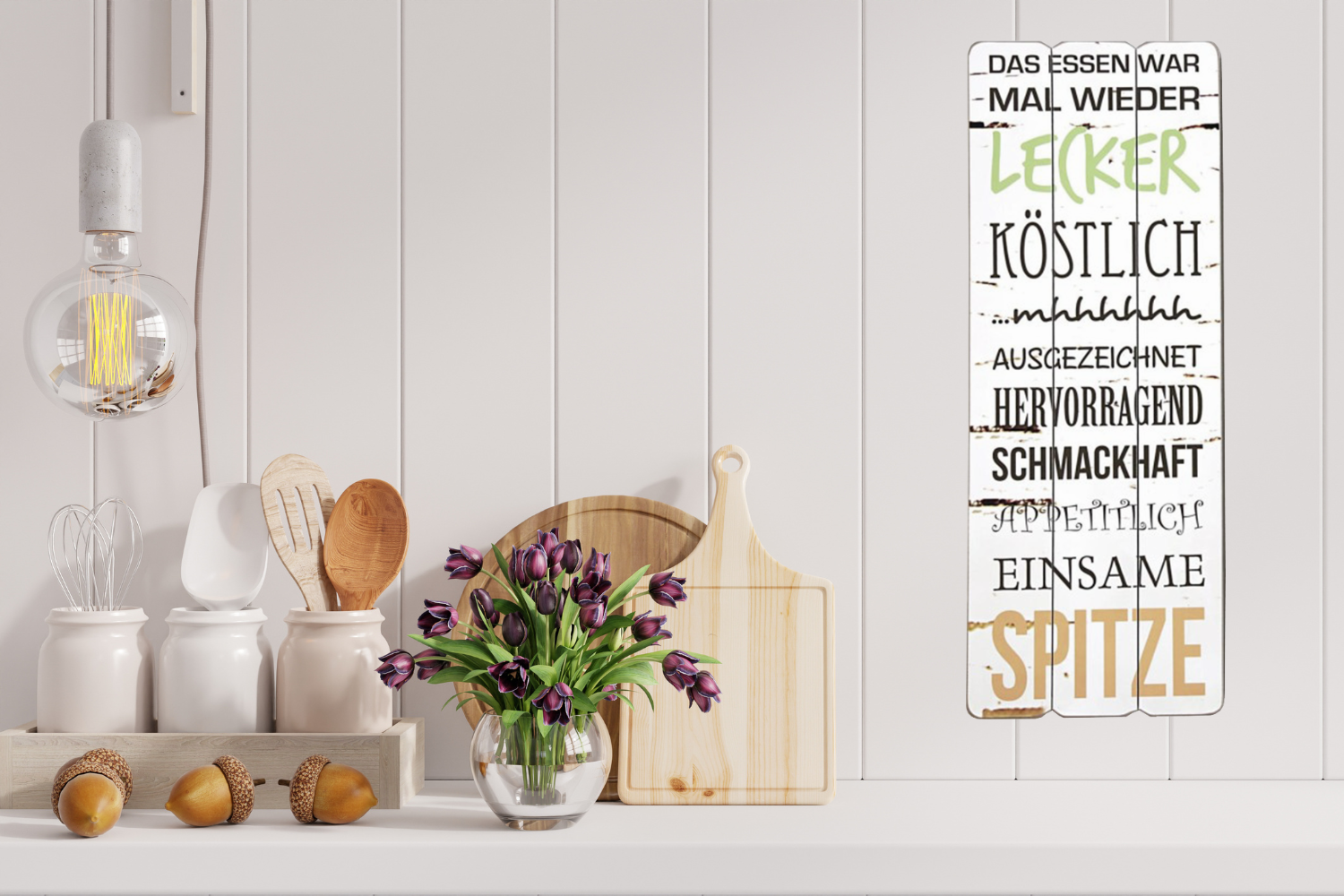 Deko Bild Wandtafel Spruch 