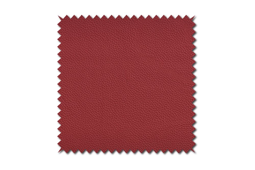 KAWOLA Stoffmuster Leder cherry
