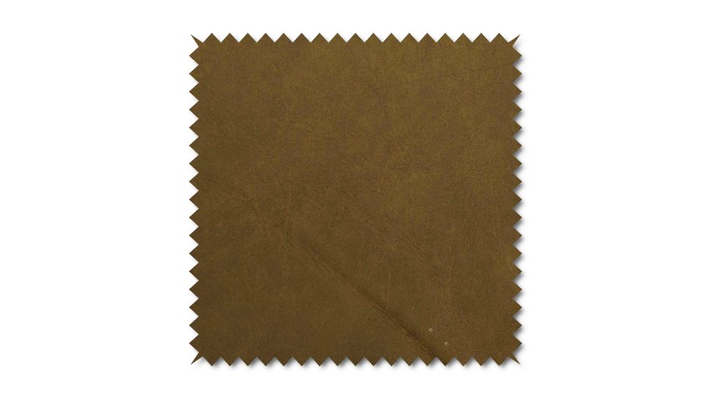 KAWOLA Stoffmuster Leder braun 10x10cm