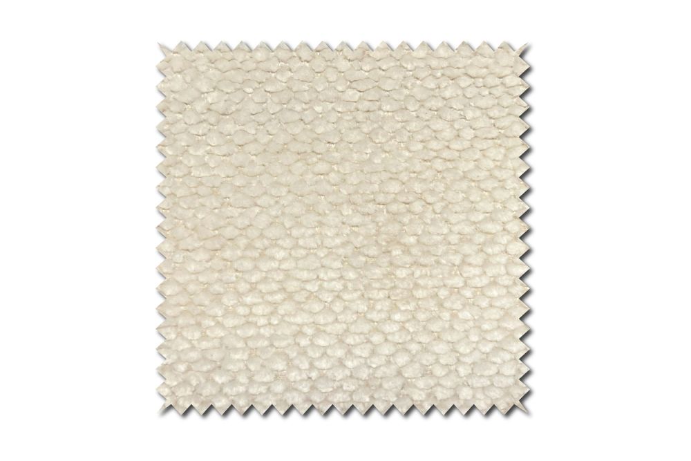 KAWOLA Stoffmuster Stoff weiß 10x10cm