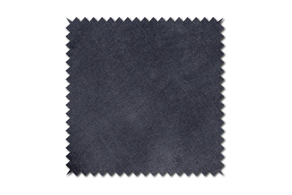 KAWOLA Stoffmuster Velvet anthrazit 10x10cm