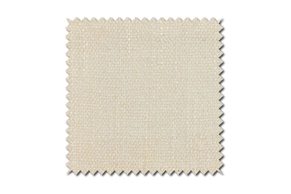 KAWOLA Stoffmuster Stoff cremeweiß 10x10cm