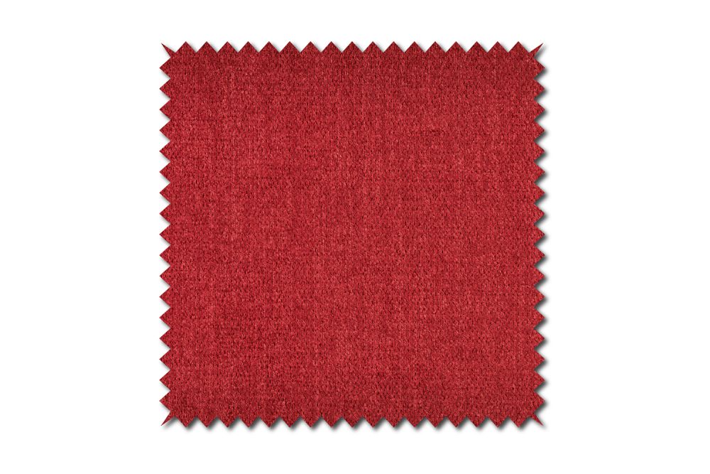 KAWOLA Stoffmuster Stoff rot 10x10cm