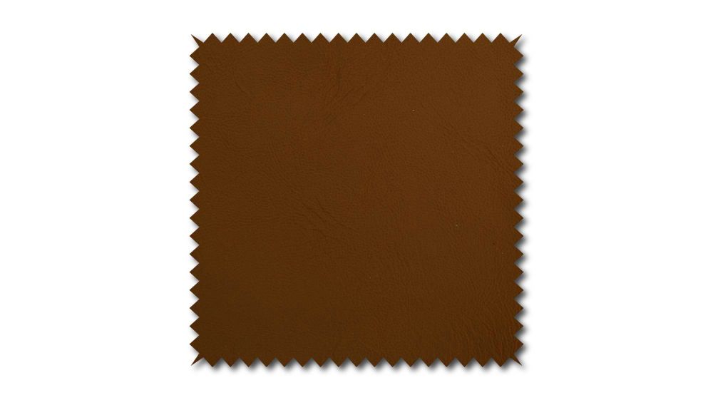 KAWOLA Stoffmuster Kunstleder braun 10x10cm