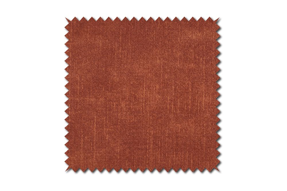 KAWOLA Stoffmuster Velvet kupfer