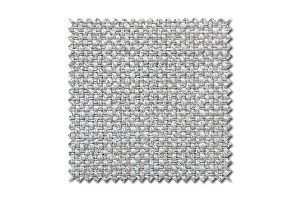 KAWOLA Stoffmuster Stoff cremeweiß 10x10cm