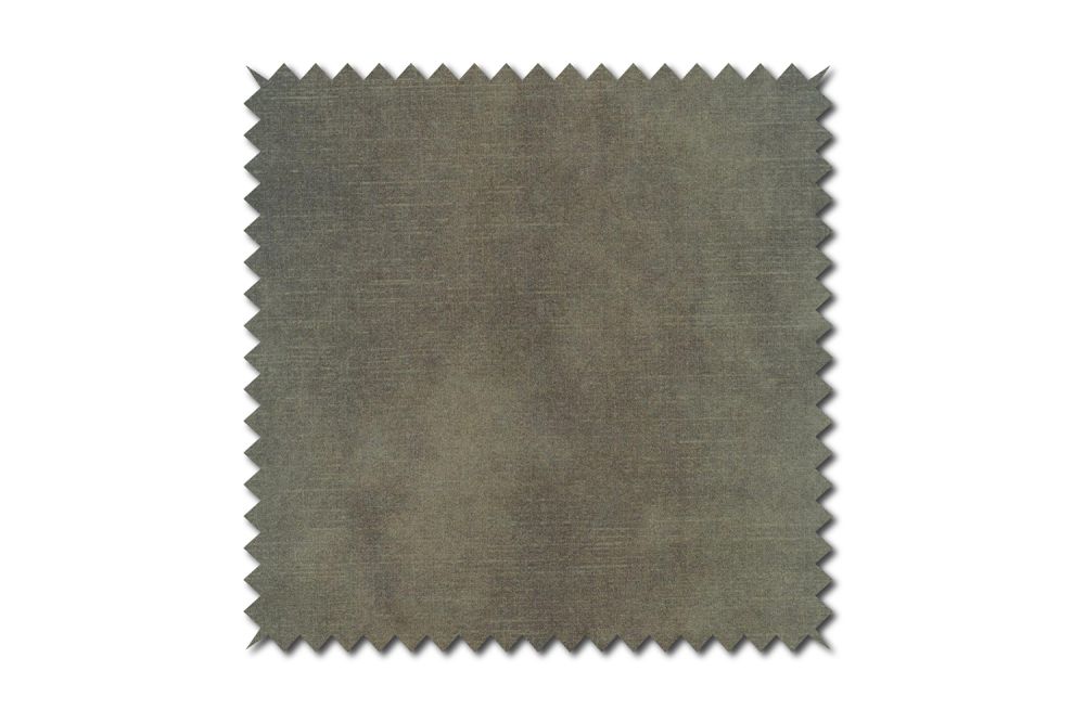 KAWOLA Stoffmuster Velvet olivgrün 10x10cm