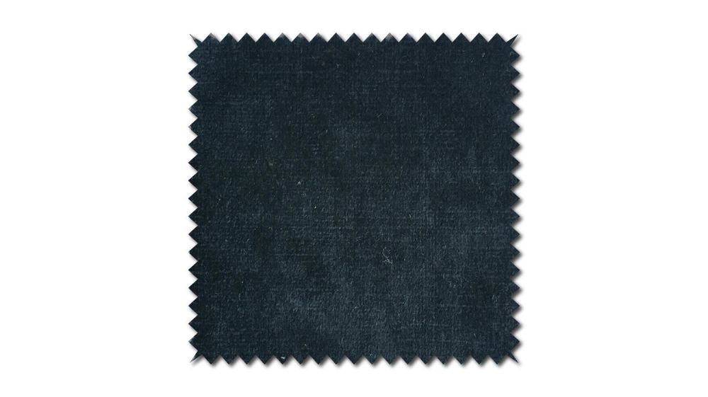 KAWOLA Stoffmuster Velvet petrol 10x10cm