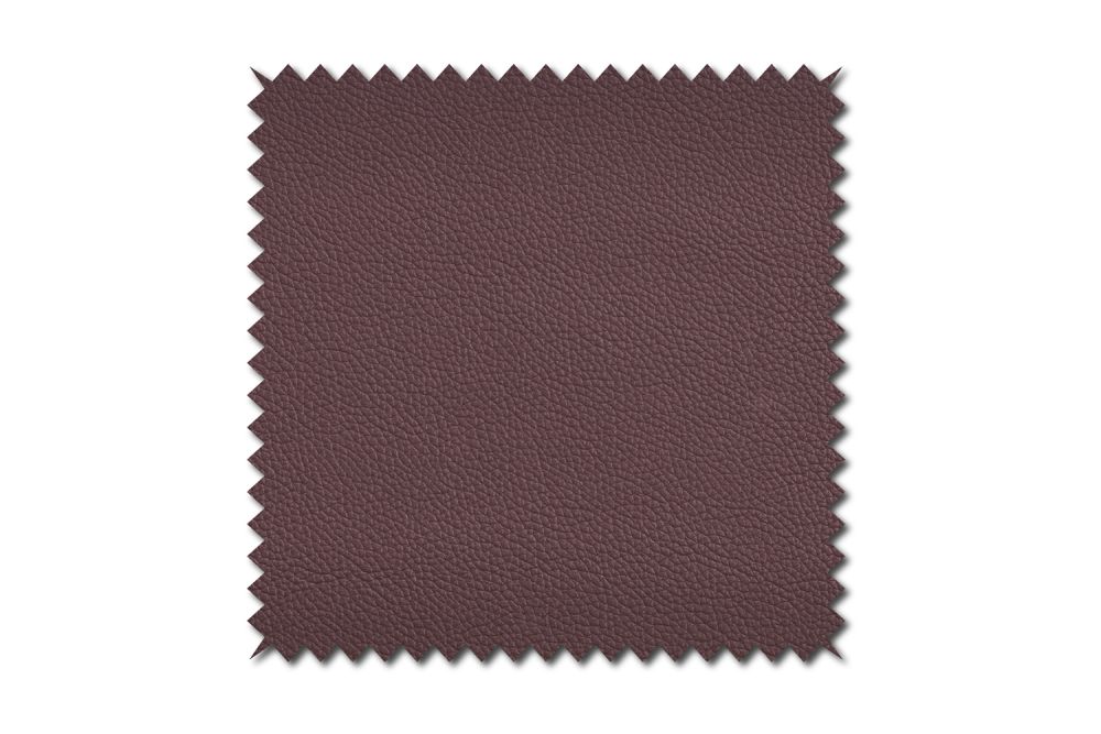 KAWOLA Stoffmuster Leder rot 10x10cm