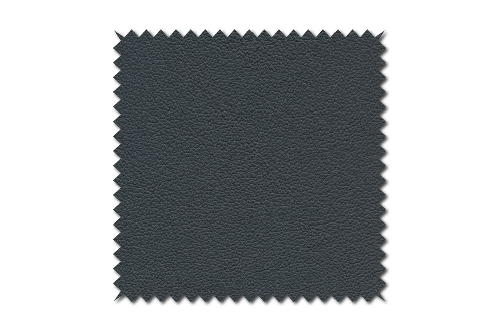 KAWOLA Stoffmuster Leder anthrazit 10x10cm