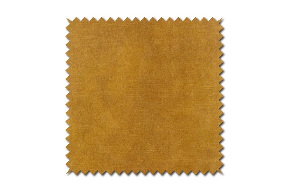 KAWOLA Stoffmuster Velvet gold 10x10cm