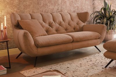 KAWOLA Sofa CHARME Cord rost KAWOLA Sofa CHARME Cord rost