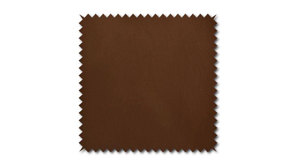 KAWOLA Stoffmuster Kunstleder cognac 10x10cm