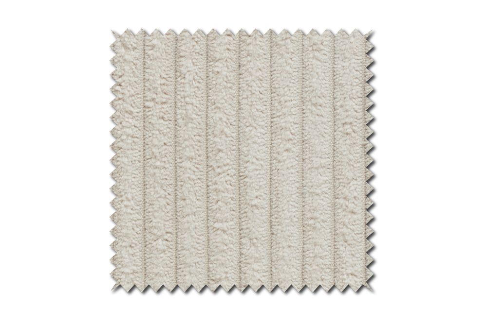 KAWOLA Stoffmuster Cord cremeweiß 10x10cm