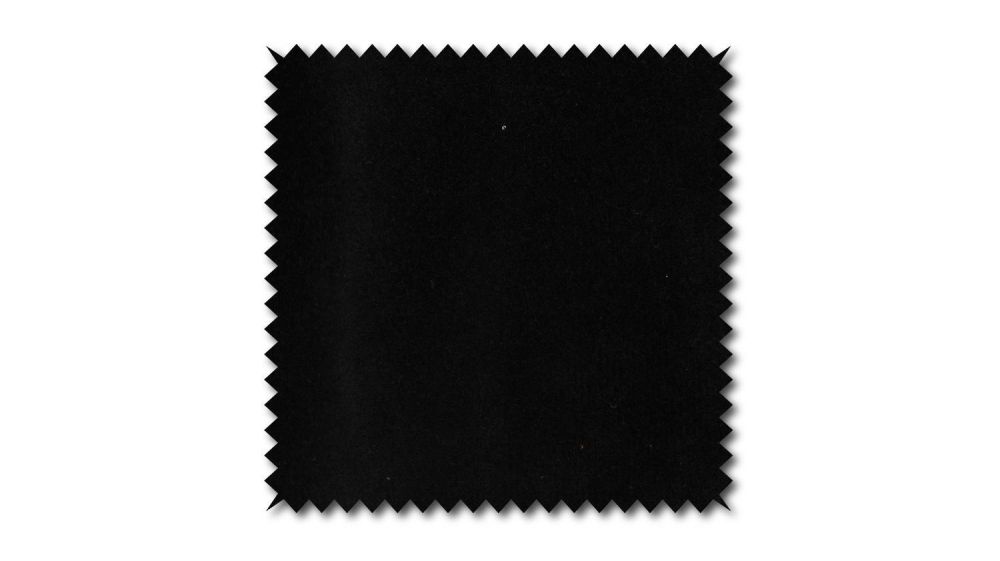 KAWOLA Stoffmuster Velvet schwarz